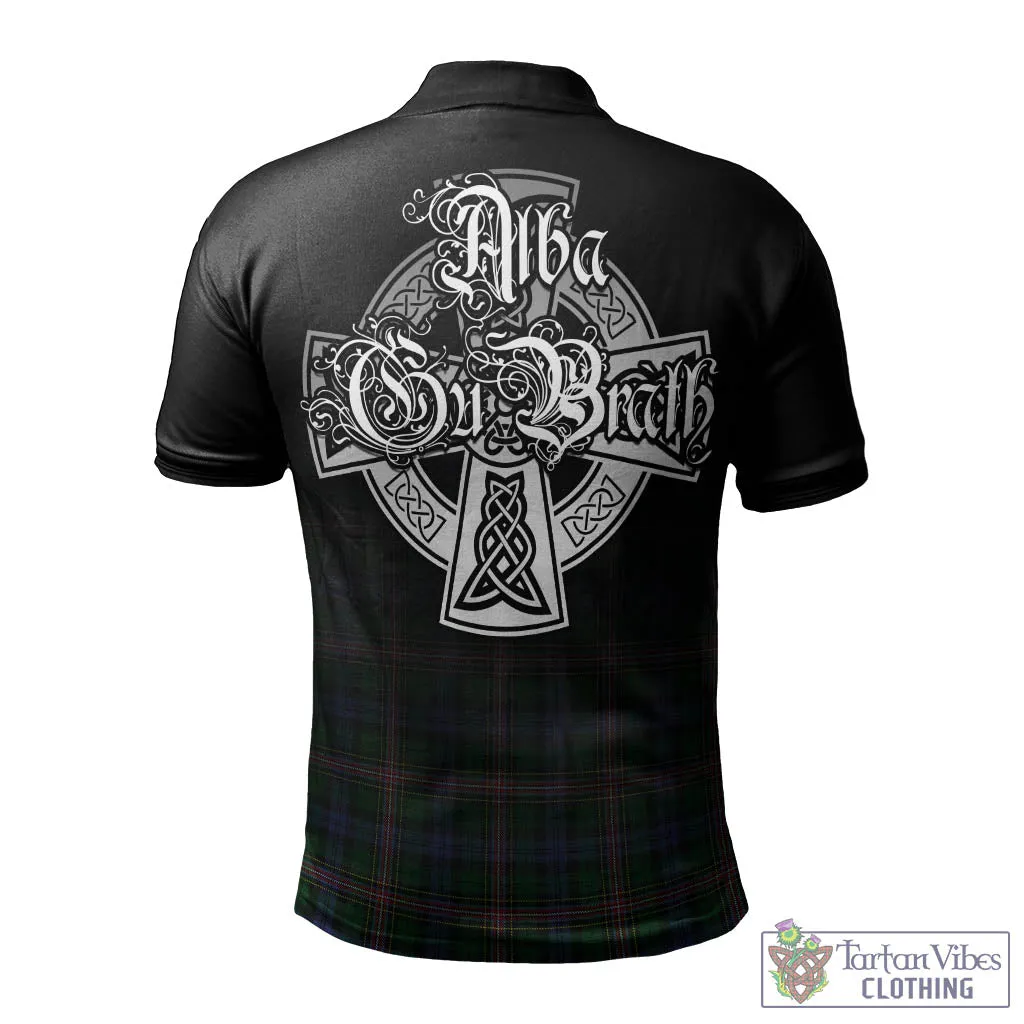 Allison Tartan Polo Shirt Featuring Alba Gu Brath Family Crest Celtic Inspired