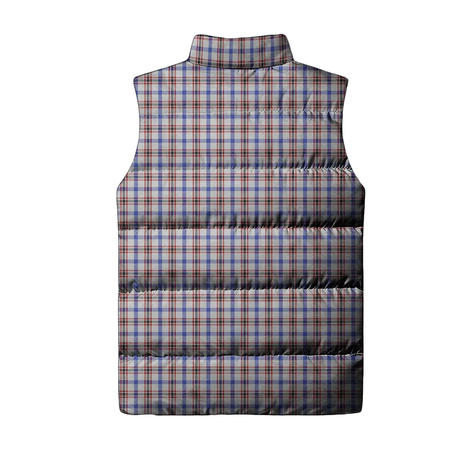 Boswell Tartan Sleeveless Puffer Jacket with Family Crest