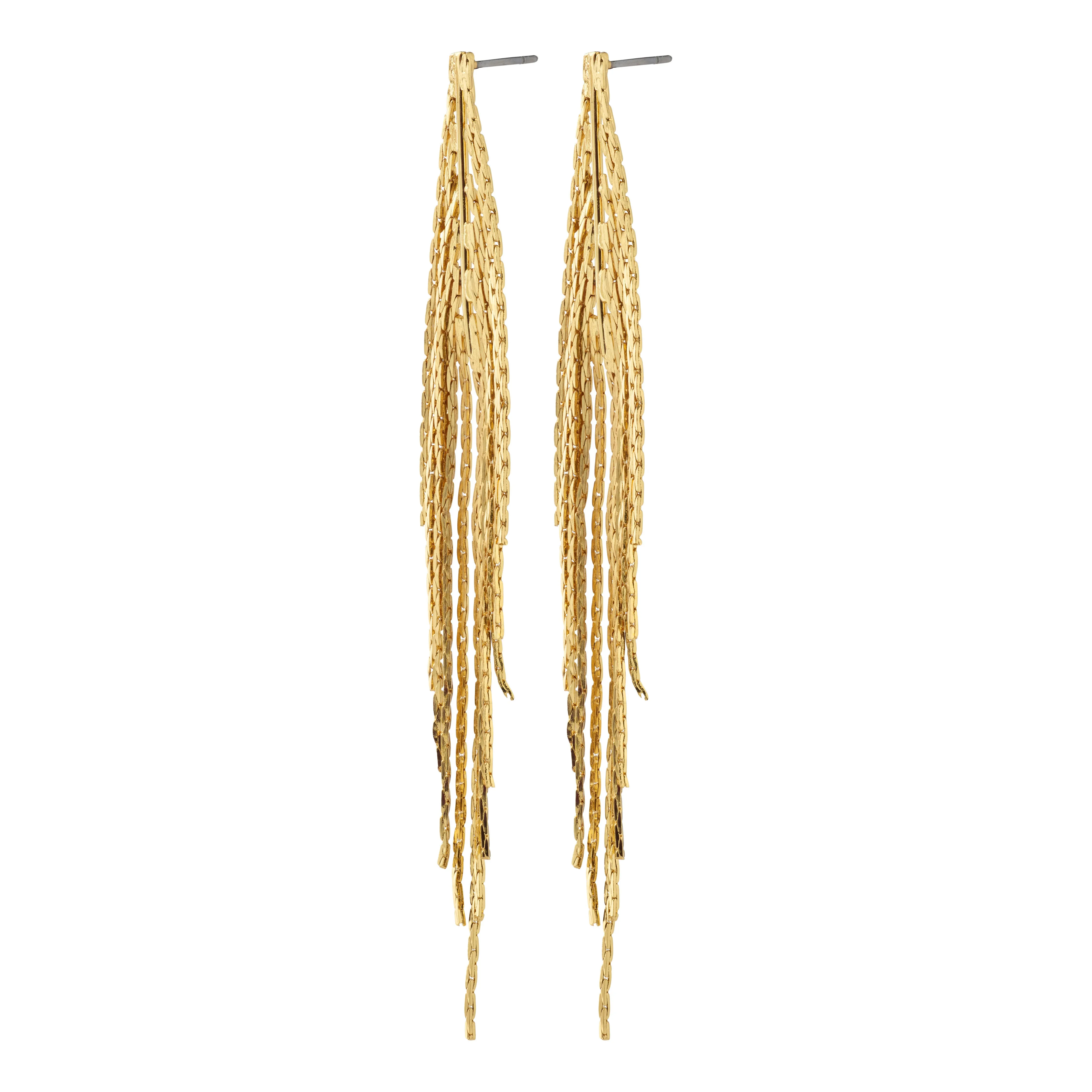 CARMEN waterfall earrings gold-plated