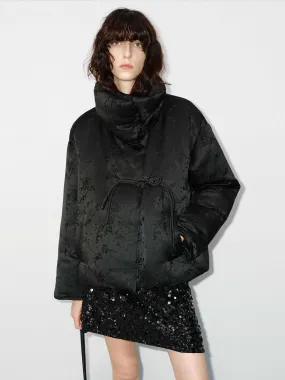 Cheongsam Buckle Puffer Jacket