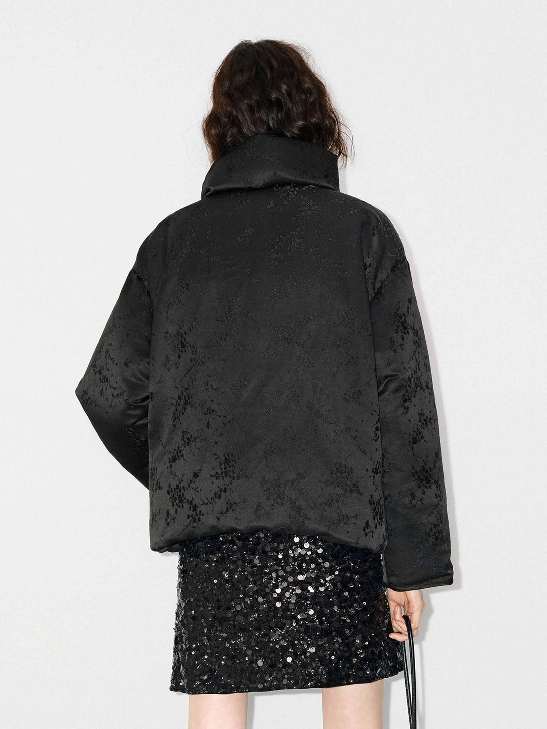 Cheongsam Buckle Puffer Jacket