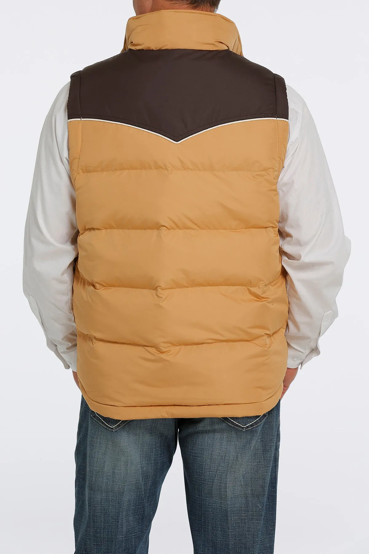 Cinch Men’s Gold Quilted Vest