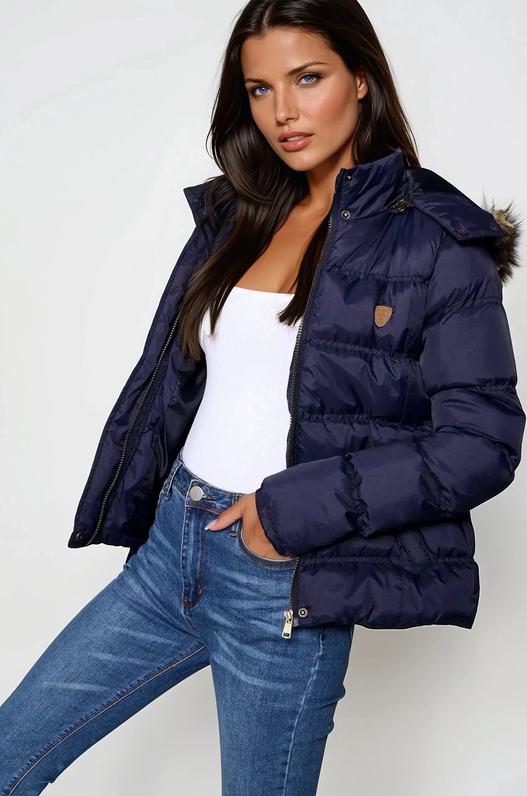 Fur Hood Puffer Jacket