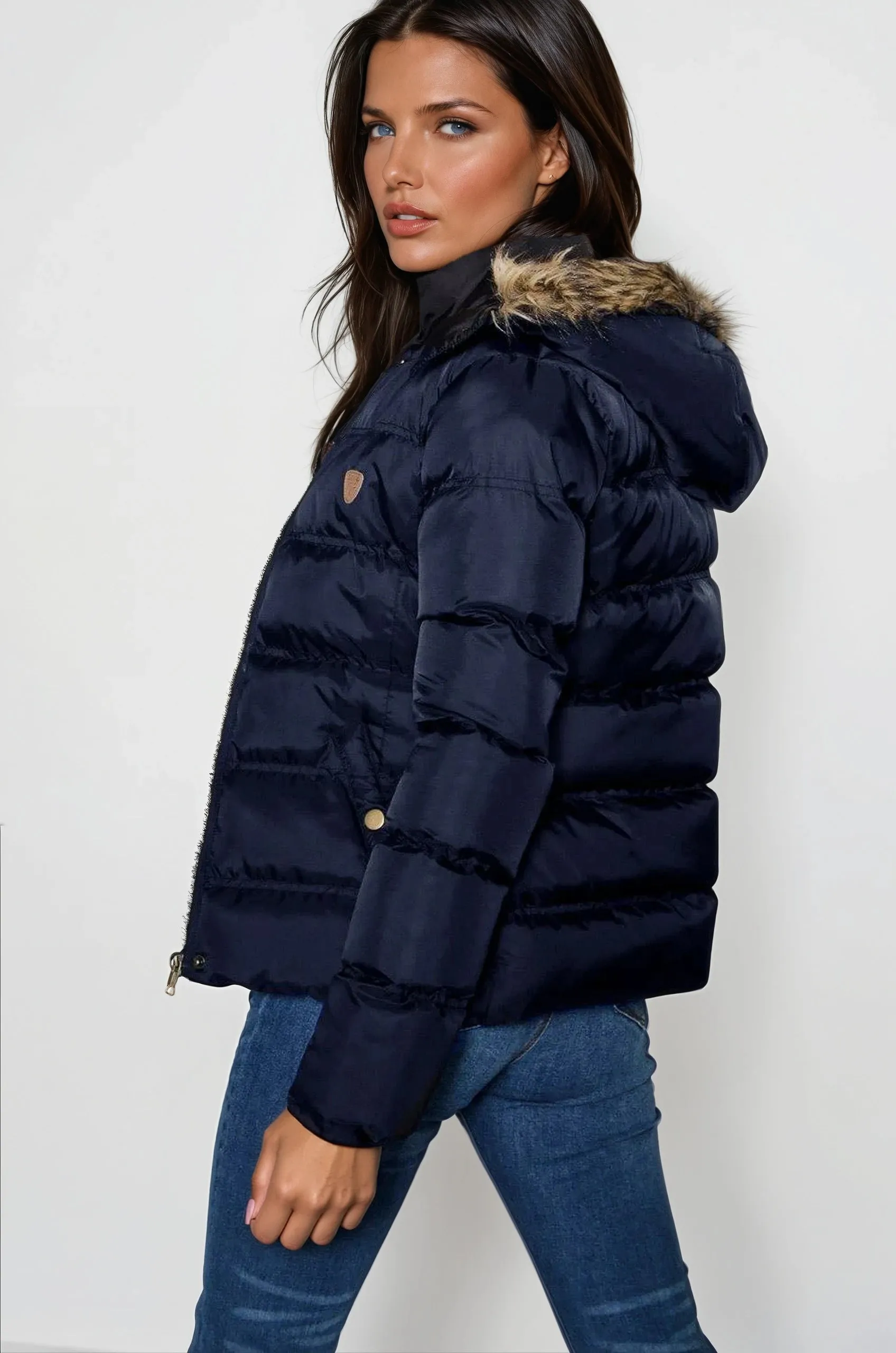 Fur Hood Puffer Jacket