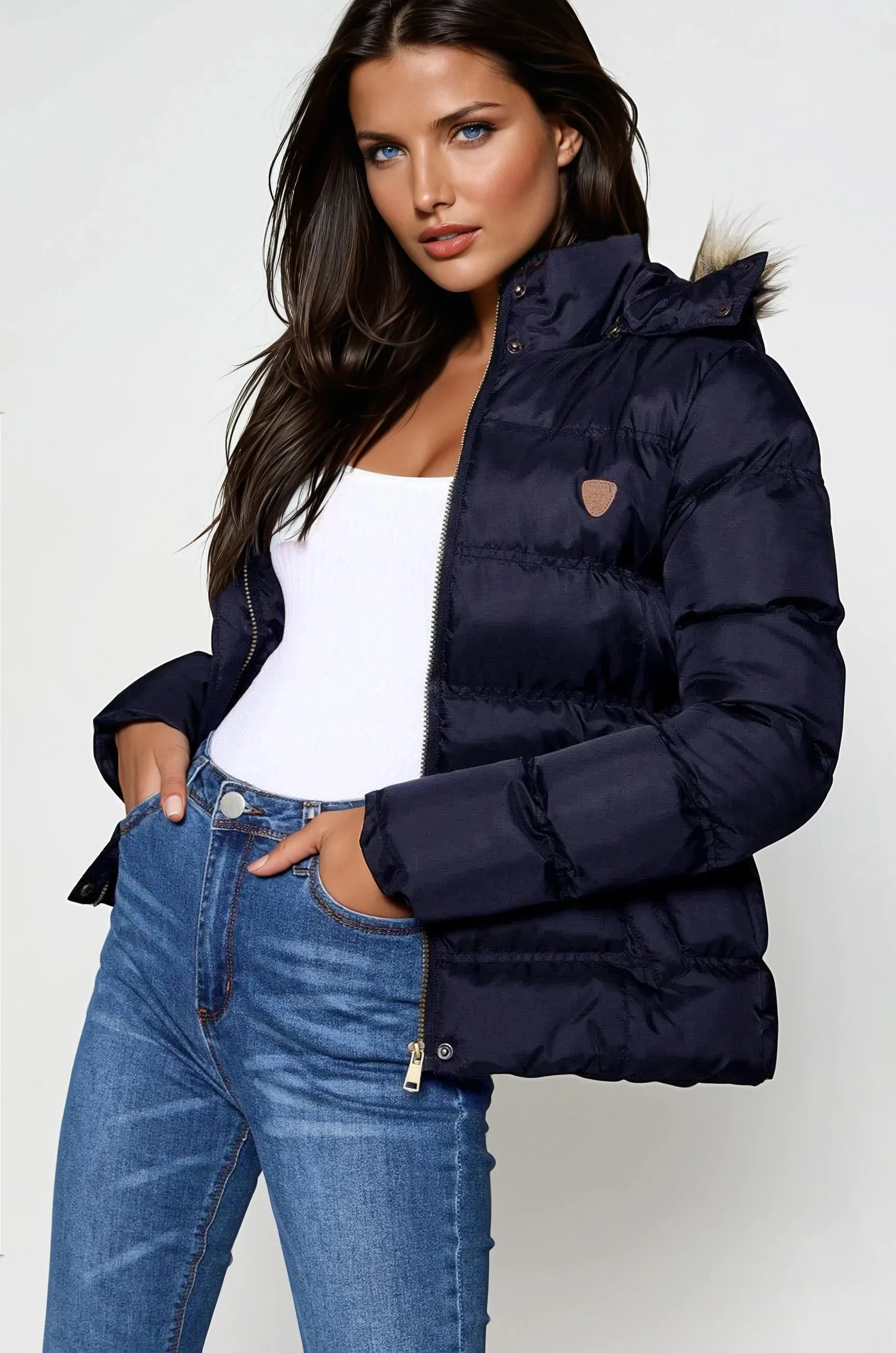 Fur Hood Puffer Jacket