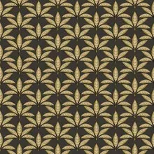 Galerie Fan Leaf Wallpaper Black 18515
