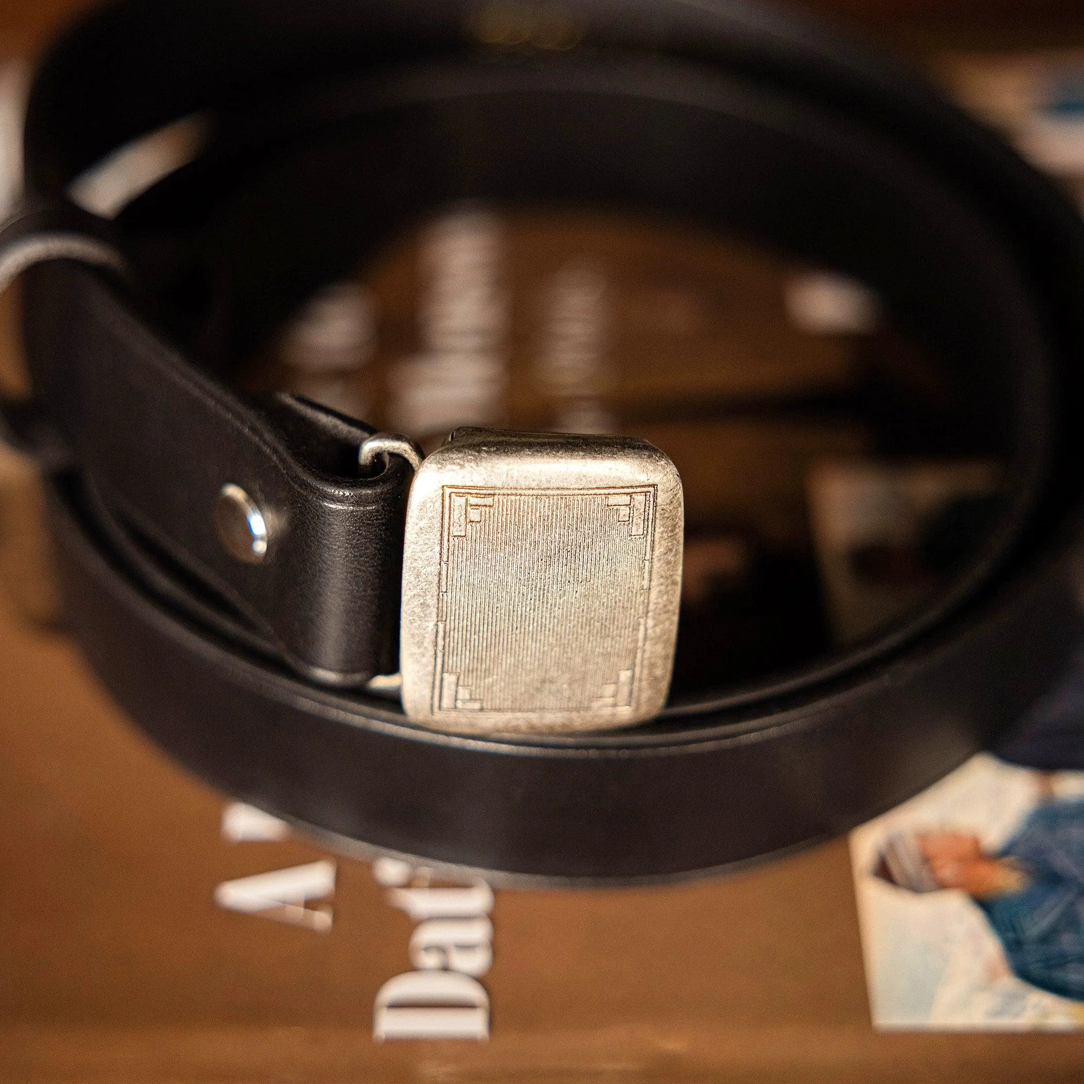 HANDMADE COWHIDE BELT AZOR