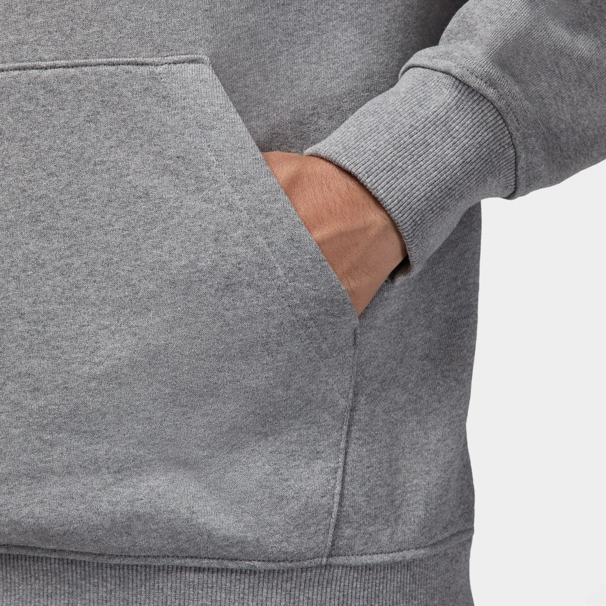 Jordan Flight Fleece Pullover Hoodie / Carbon Heather
