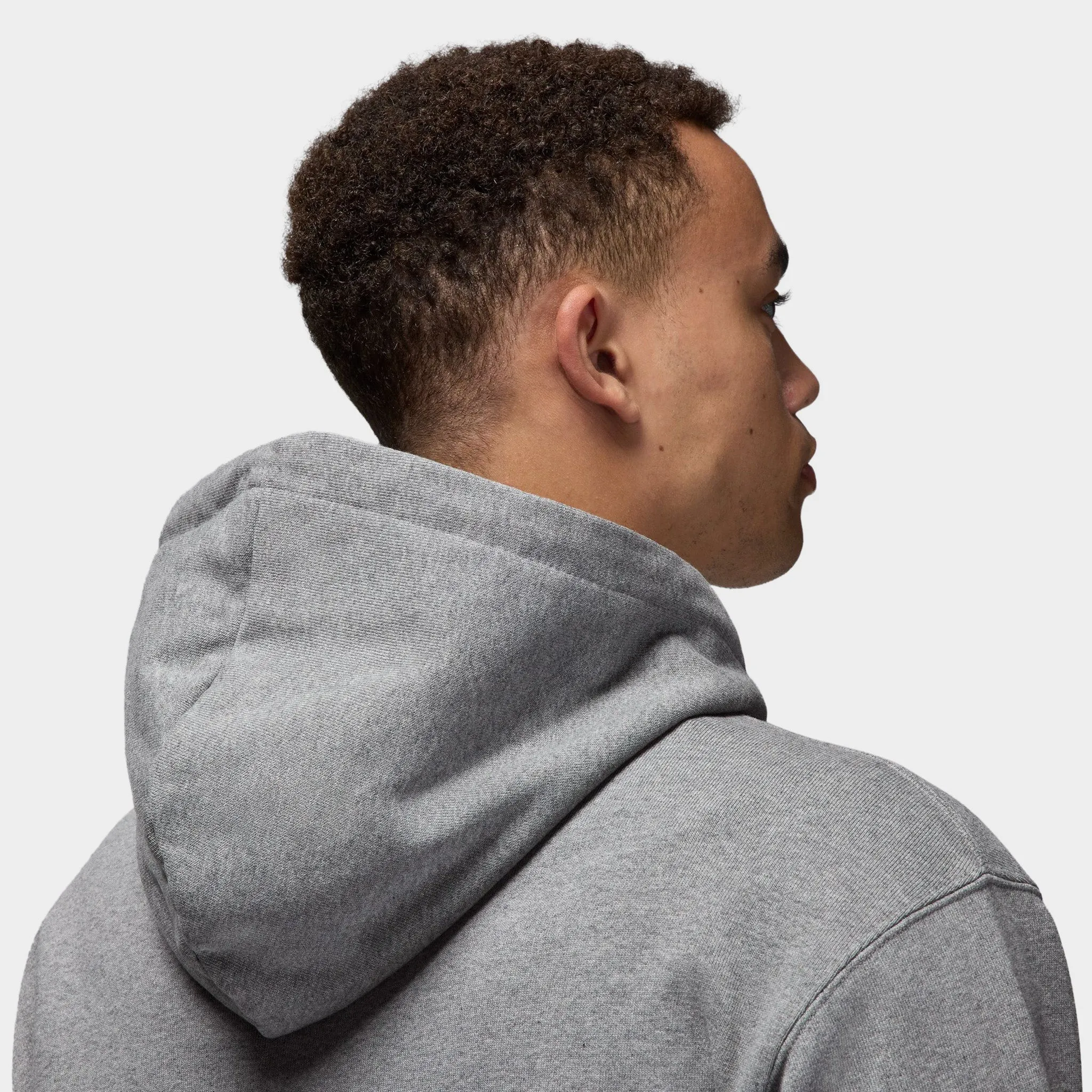 Jordan Flight Fleece Pullover Hoodie / Carbon Heather