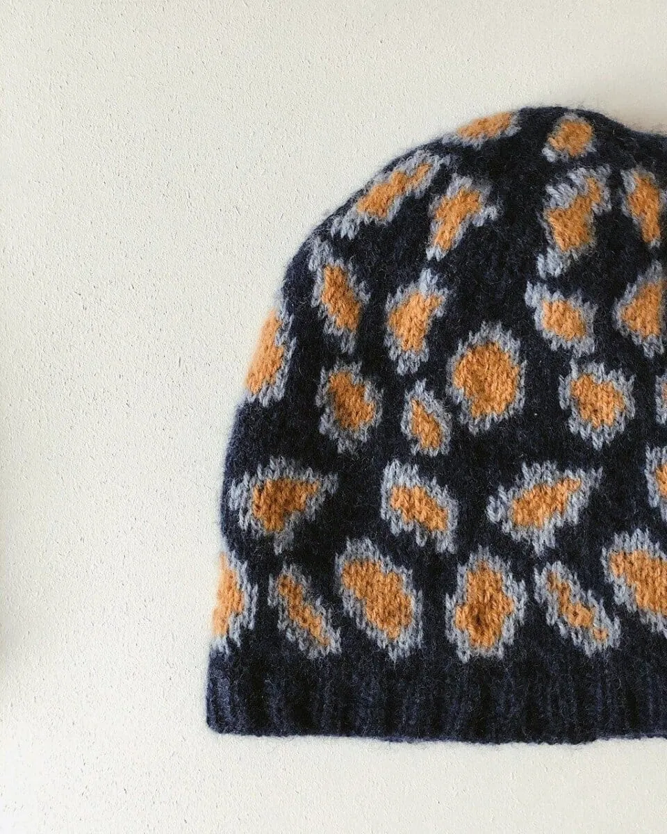 Leopard hat by Önling, No 2 knitting kit