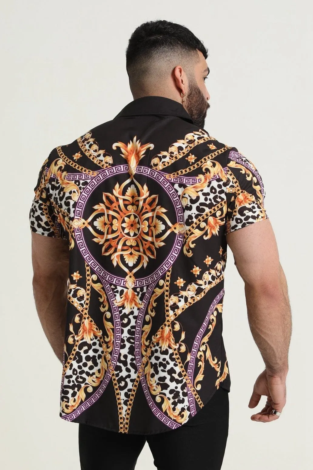 Men's Casual Hawaiian Fashion Thin Shirt 88280804YM