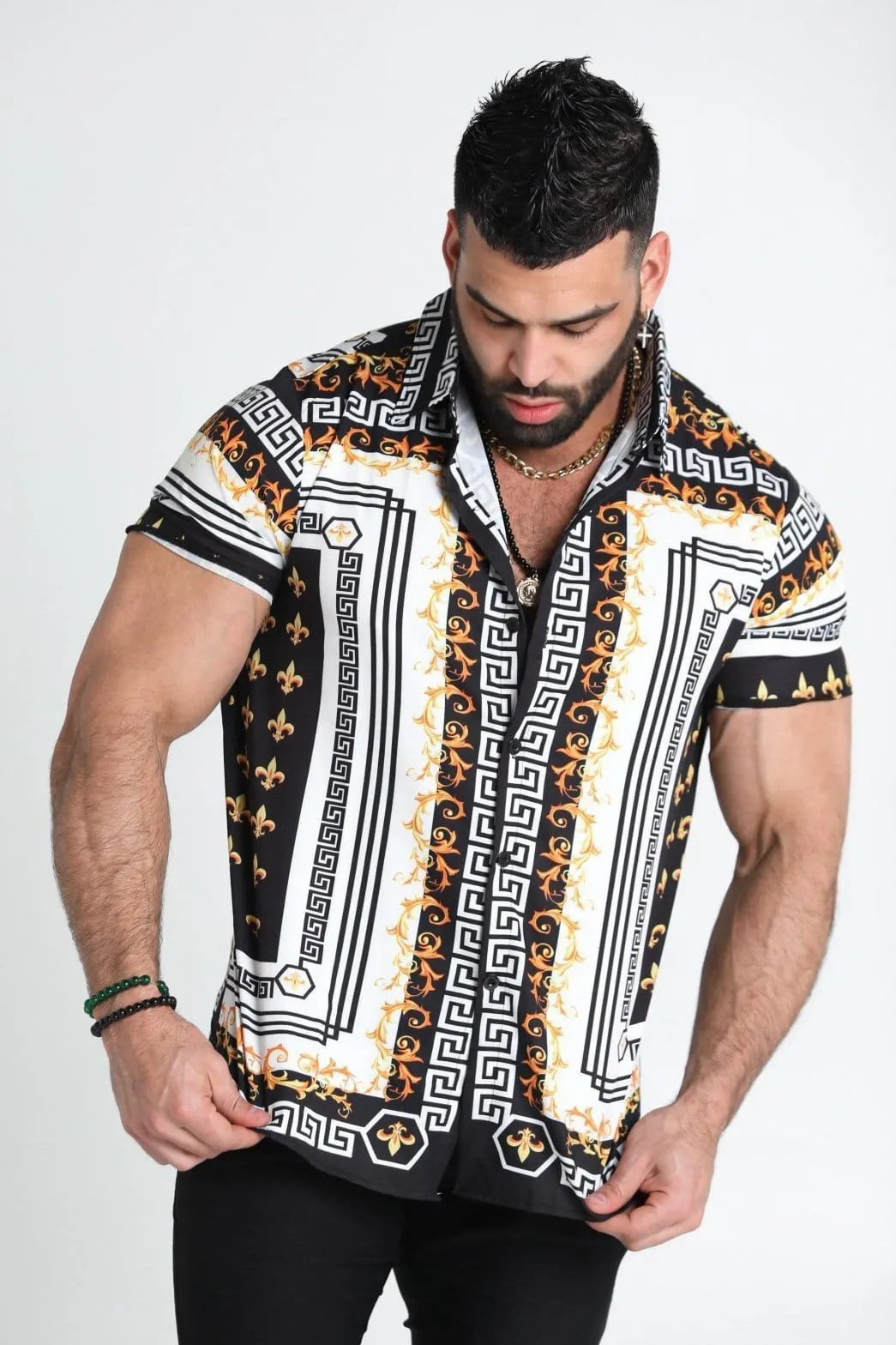 Men's Casual Hawaiian Fashion Thin Shirt 88280804YM