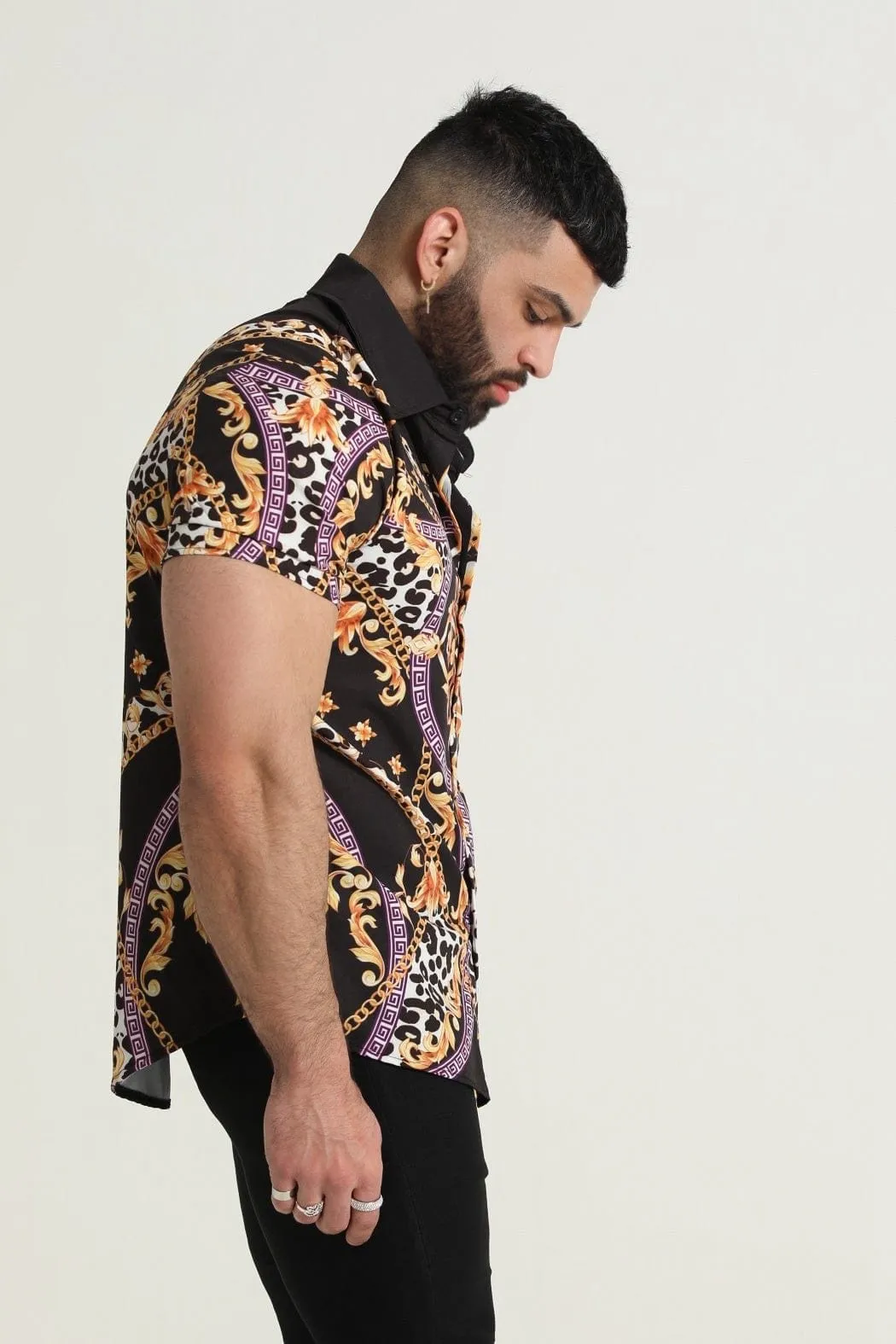 Men's Casual Hawaiian Fashion Thin Shirt 88280804YM
