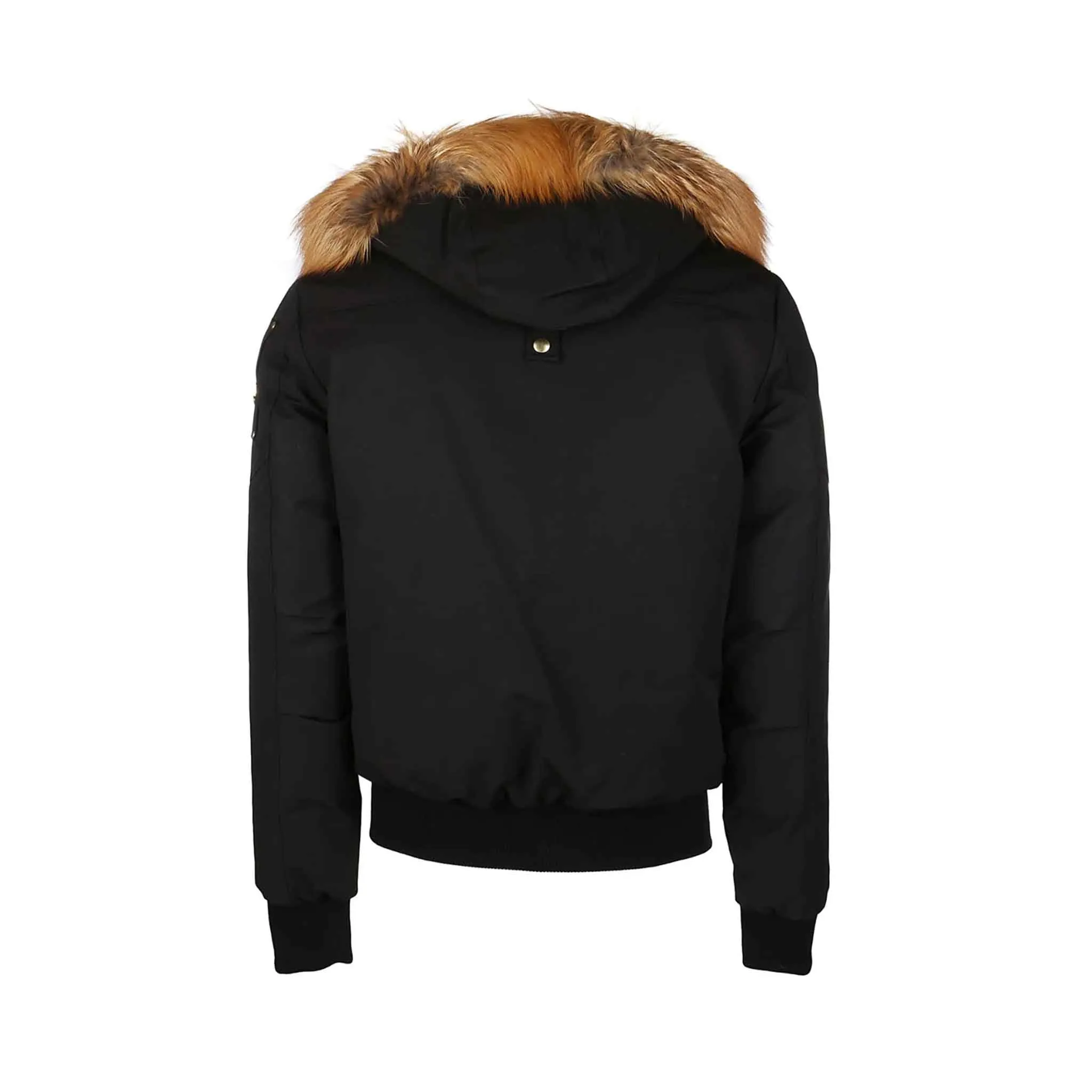 Moose Knuckles Mens Little Rapids in Black/ Gold Fur