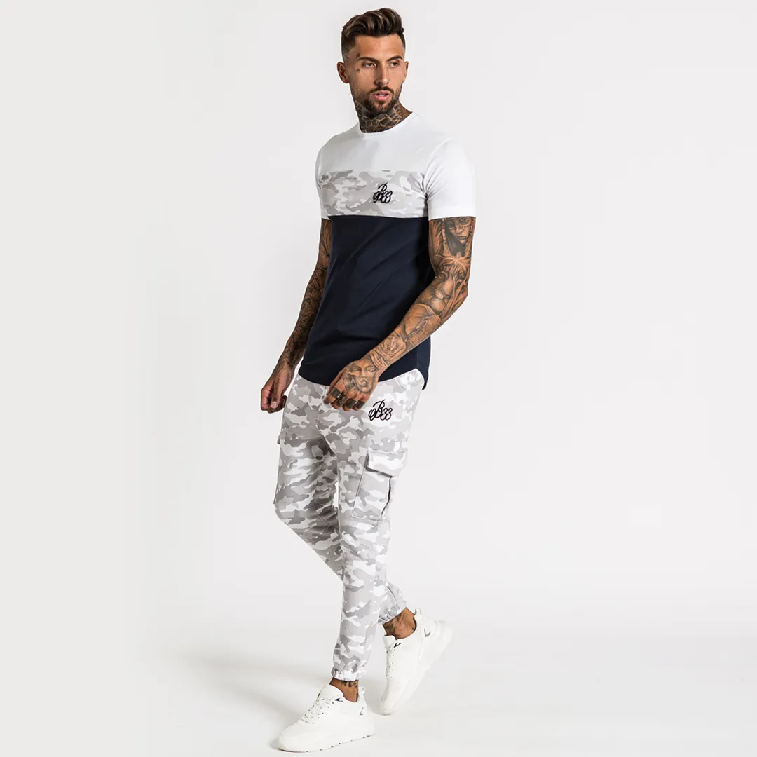 Rokin Tee - White/Camo/Navy