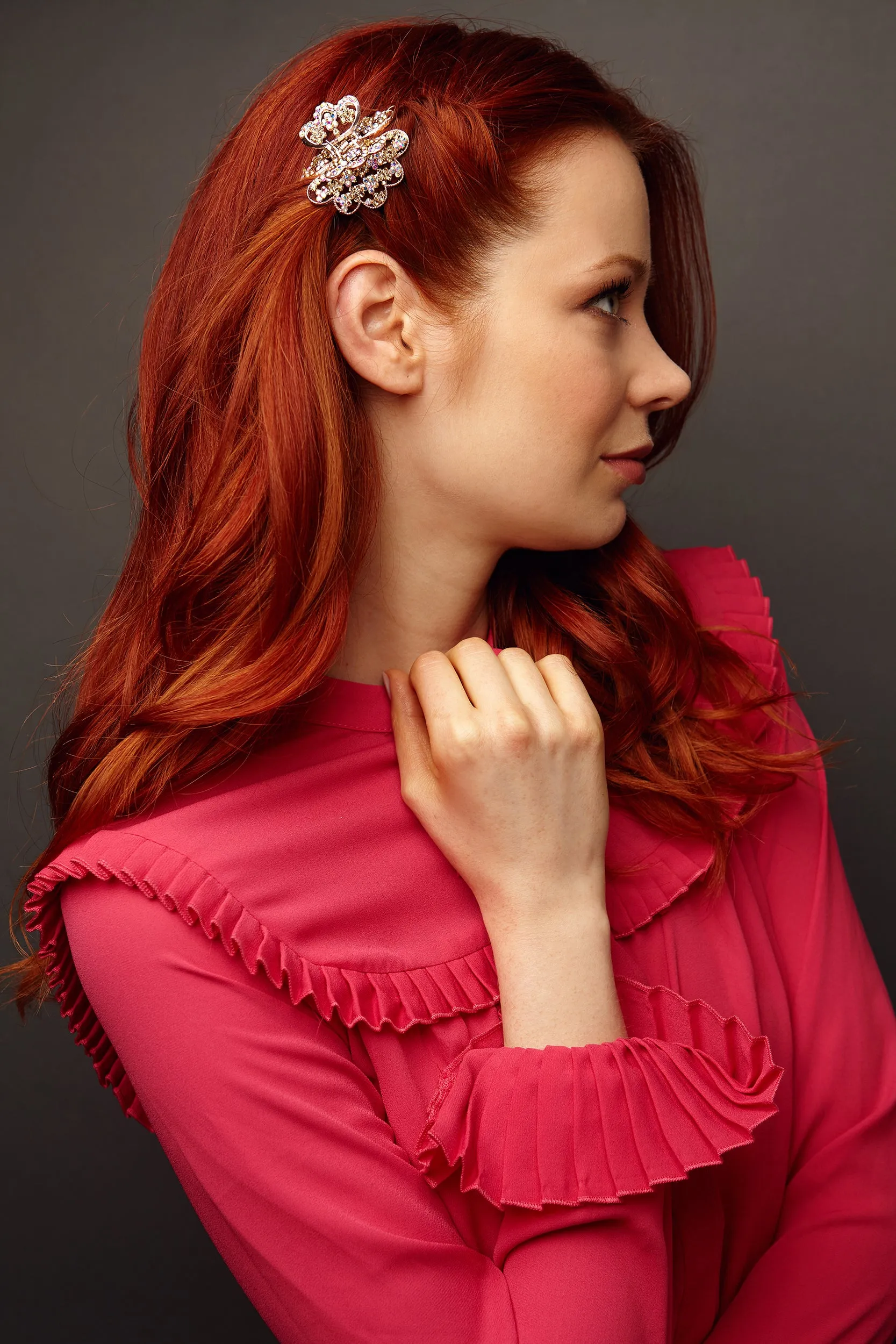 Rose Gold Hair Clip Claw