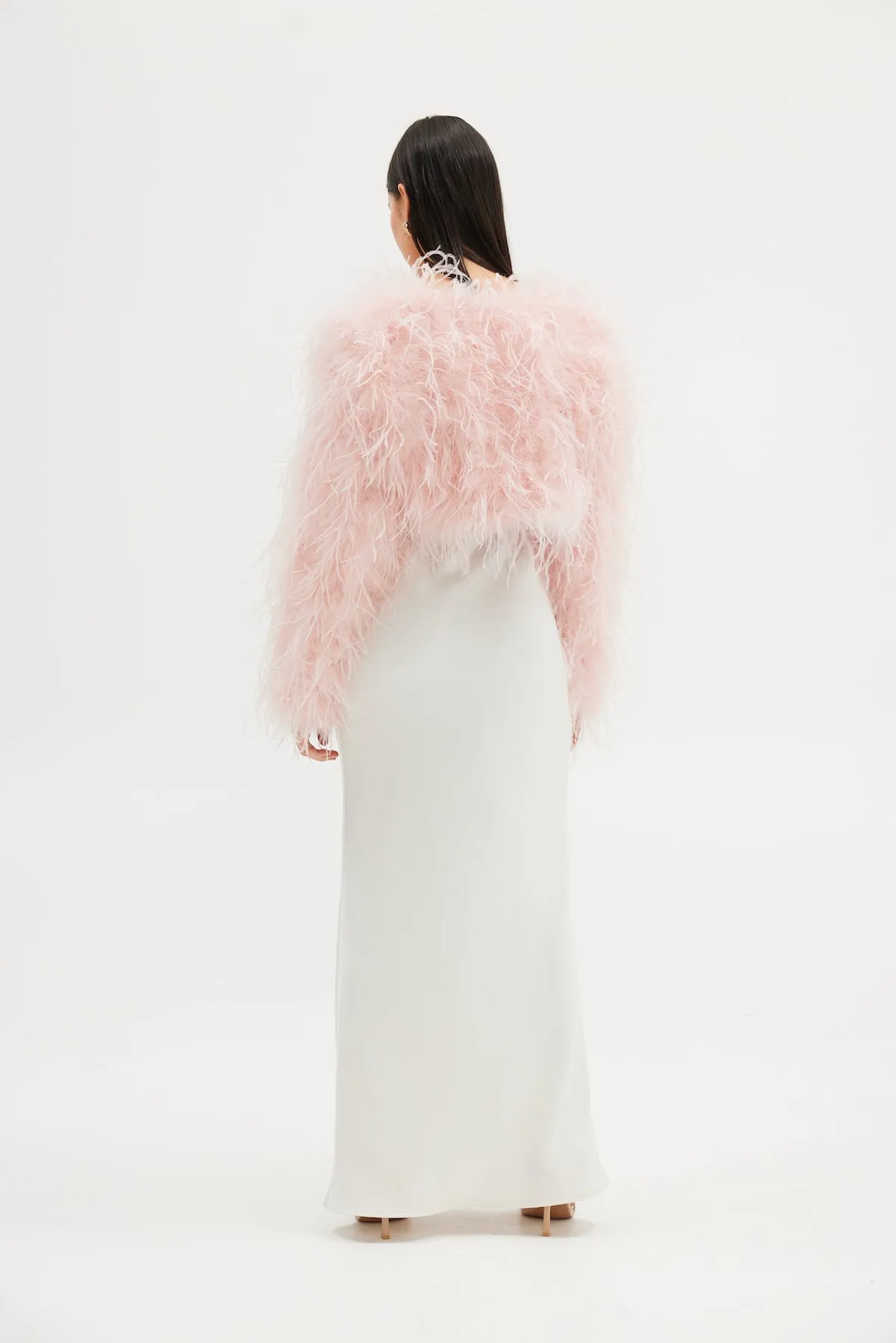 Sara Bolero Jacket - Peonie Pink
