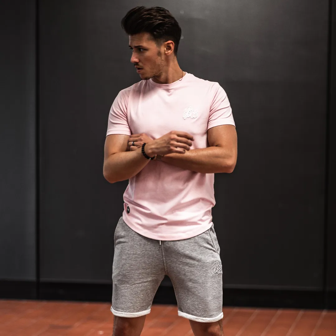 Signature Tee - Chalk Pink