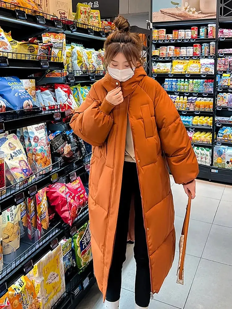 Thicken Warm Female, Snow Wear Coat. Padded Loose Clothes