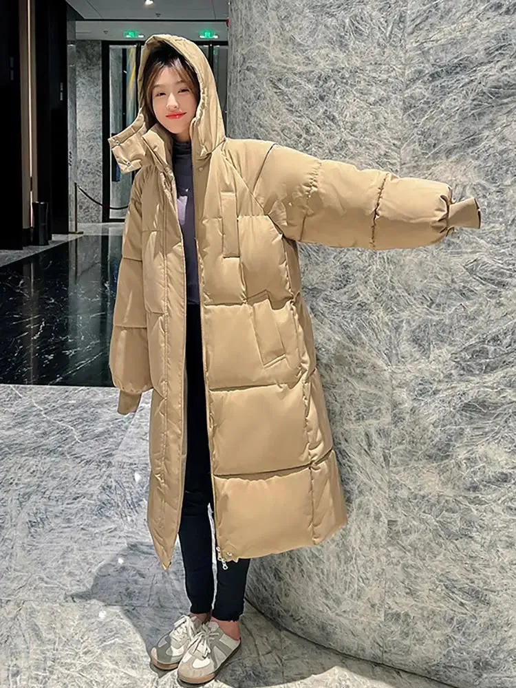 Thicken Warm Female, Snow Wear Coat. Padded Loose Clothes