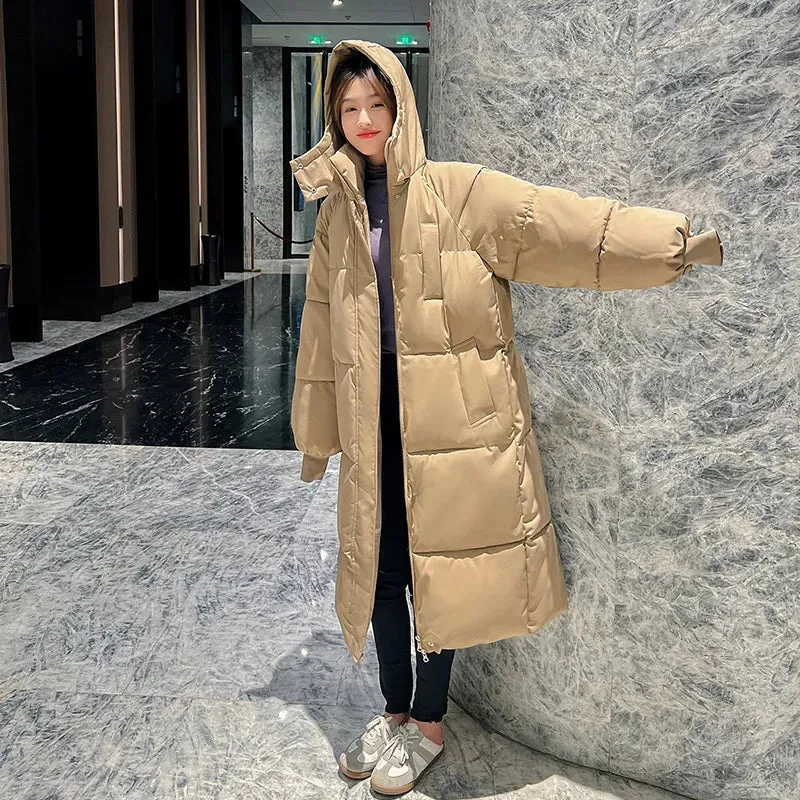 Thicken Warm Female, Snow Wear Coat. Padded Loose Clothes