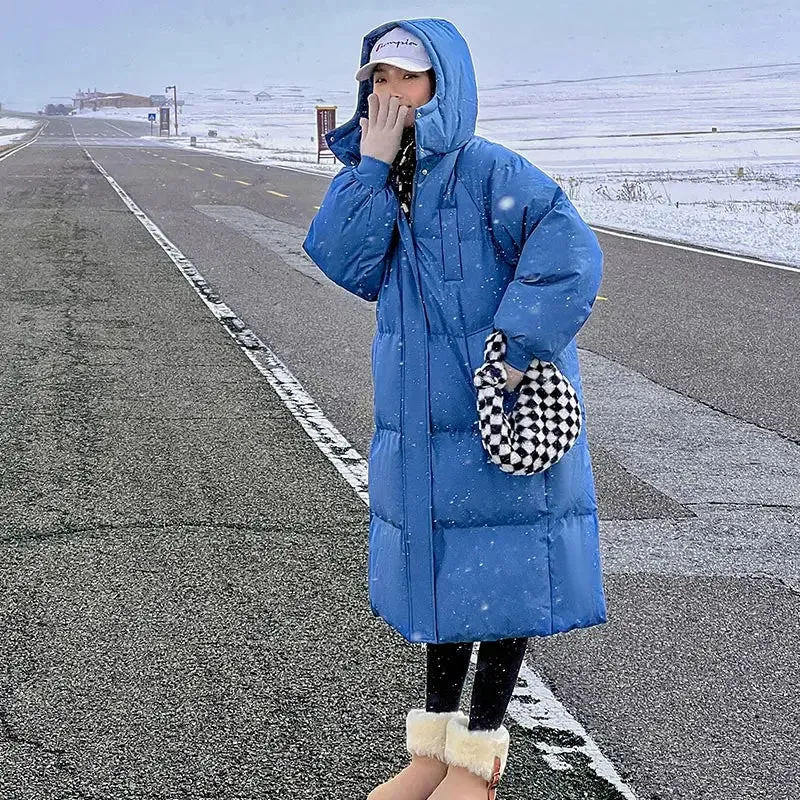 Thicken Warm Female, Snow Wear Coat. Padded Loose Clothes
