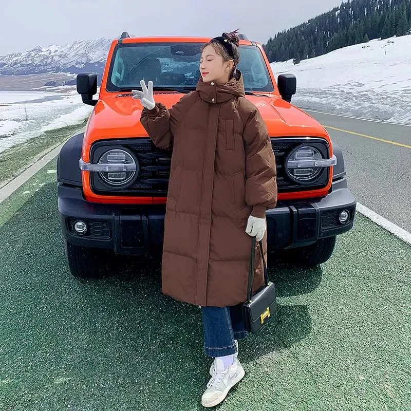 Thicken Warm Female, Snow Wear Coat. Padded Loose Clothes