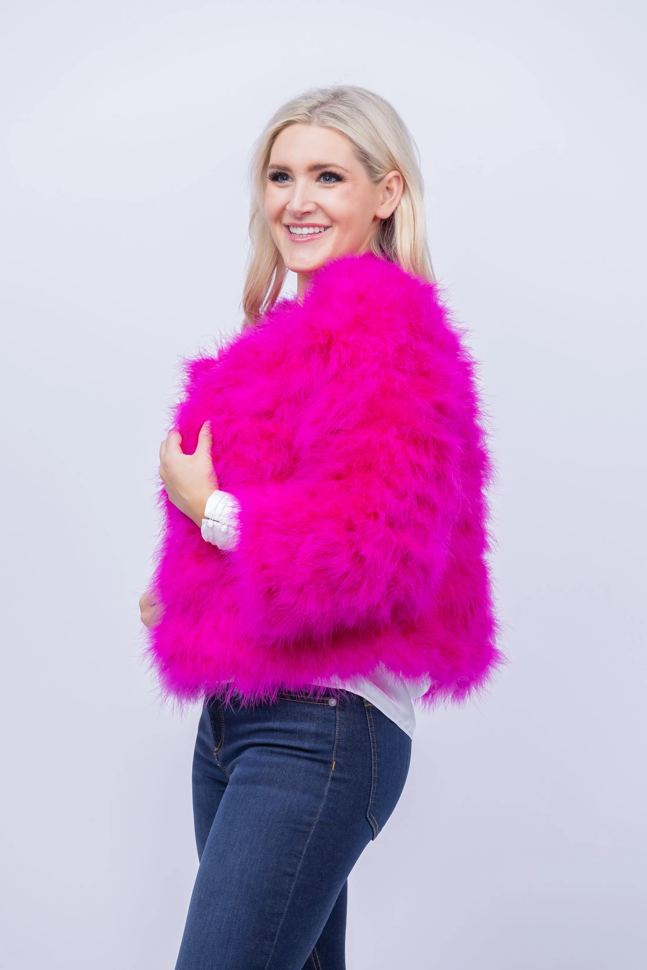 Tyler Boe Maribu Jacket in French Pink