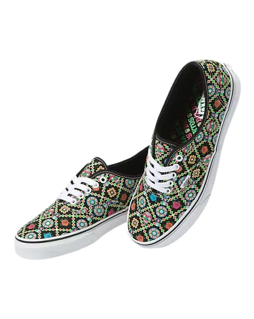 Vans Authentic Dia De Los Muertos - Black / True White