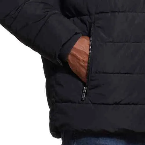 Weatherproof Men's Water Resistant Ultra Luxe Puffer Coat Jacket Black