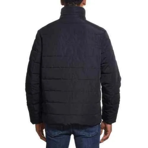 Weatherproof Men's Water Resistant Ultra Luxe Puffer Coat Jacket Black