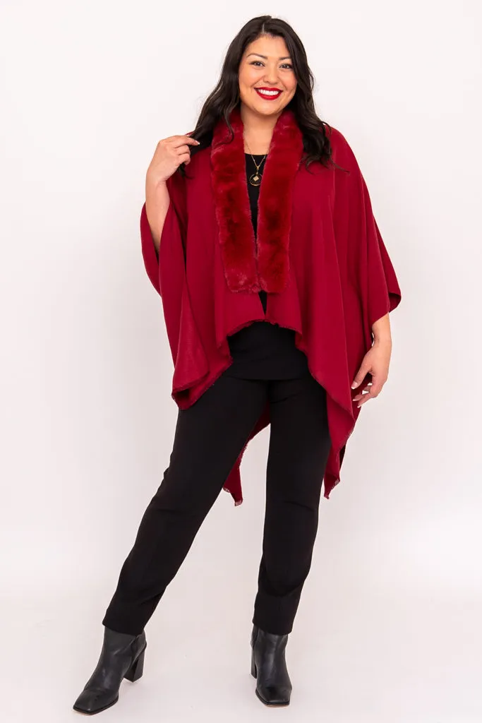 Zsa Zsa Wrap, Burgundy